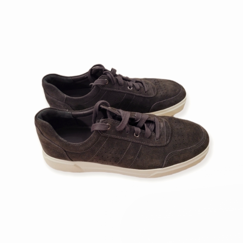 Vince Brady Lace-up Suede Sneakers Flint 10 NEW NWOT